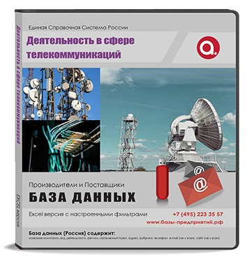 Электронные адреса ОКВЭД J 61 Деятельность в сфере телекоммуникаций