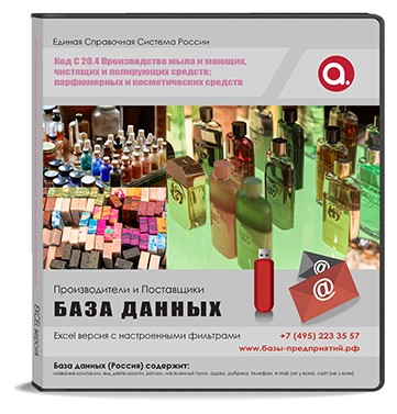 Код C 20.4 Производство мыла и моющих, чистящих и полирующих средств; парфюмерных и косметических средств Код C 20.4 Производство мыла и моющих, чистящих и полирующих средств; парфюмерных и косметических средств