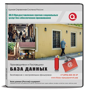 Код Q 88.9 Предоставление прочих социальных услуг без обеспечения проживания