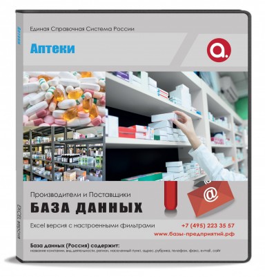 Электронные адреса. Аптеки