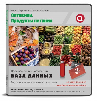 Электронные адреса. Оптовики. Продукты питания