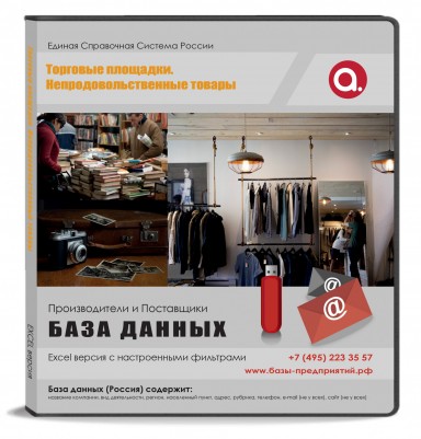 Электронные адреса. Торговые площадки. Непродовольственные товары, Москва и МО Электронные адреса. Торговые площадки. Непродовольственные товары, Москва и МО