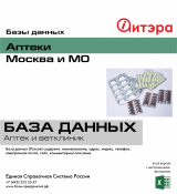 База данных Аптеки, Москва и МО