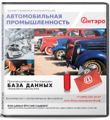 База данных Автомобильная промышленность , Москва и МО